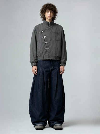 Jacket Akutsy Denim Gris