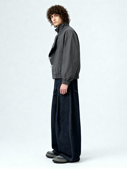 Jacket Akutsy Denim Gris