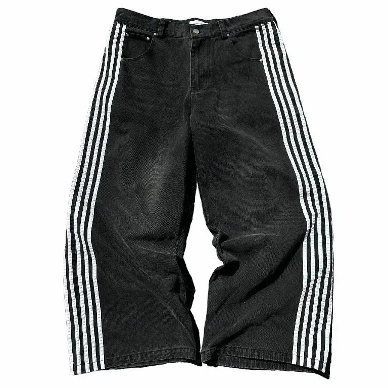 Jean Striped Smashed