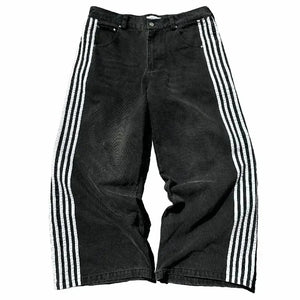 Jean Striped Smashed