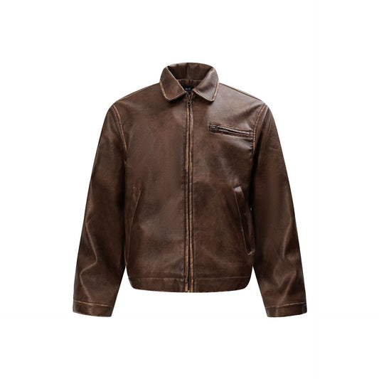 Jacket Cuir Double-Layered