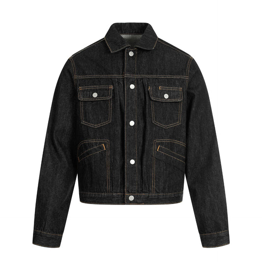 Jacket Vintage Denim Noir