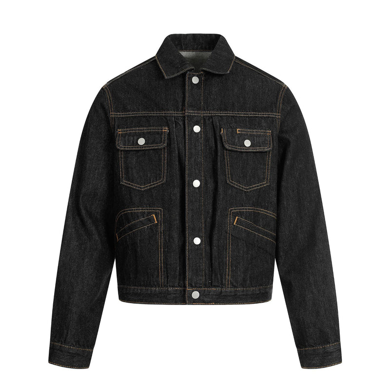 Jacket Vintage Denim Noir