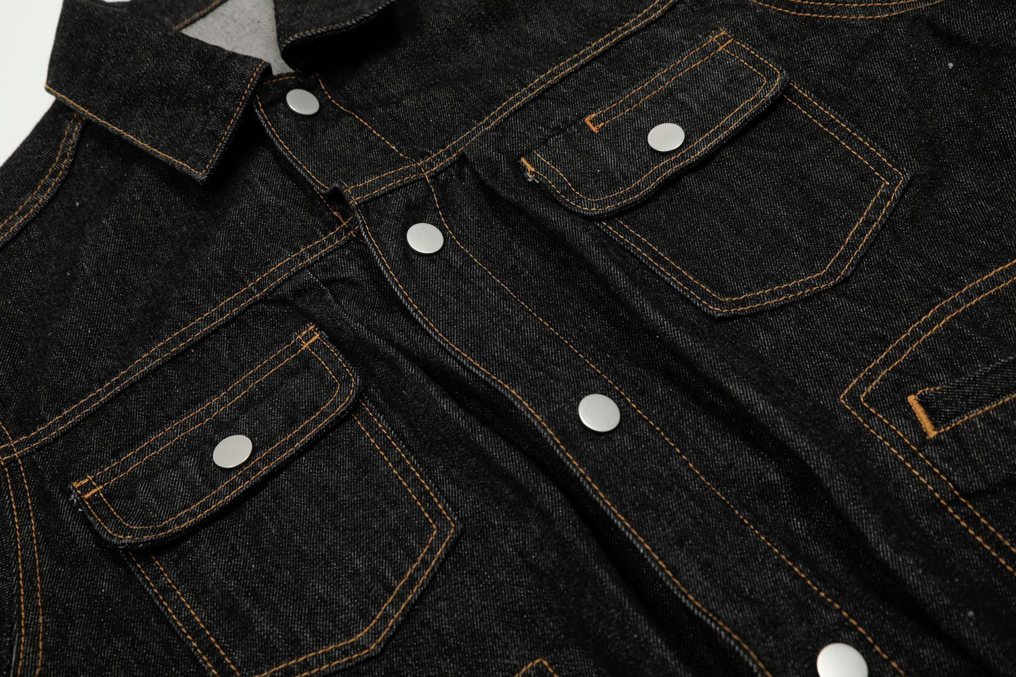 Jacket Vintage Denim Noir
