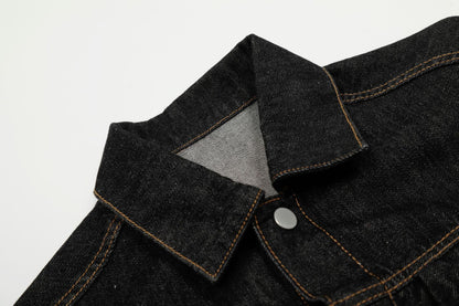 Jacket Vintage Denim Noir
