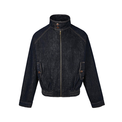 Jacket Bombers Denim Bleu Profond