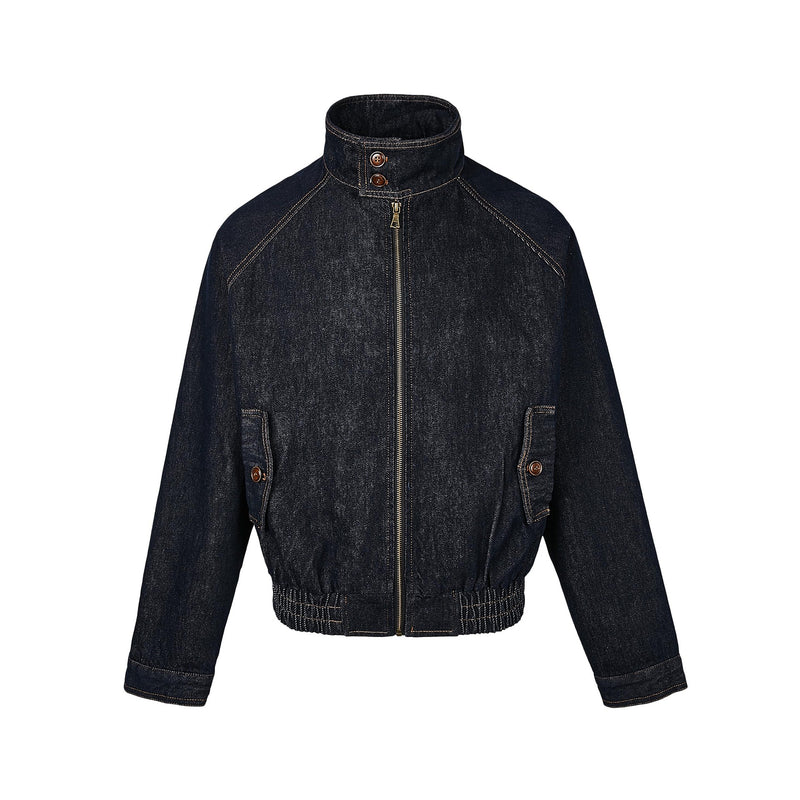 Jacket Bombers Denim Bleu Profond