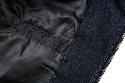 Jacket Bombers Denim Bleu Profond