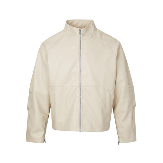 Jacket cuir SleeveLayered