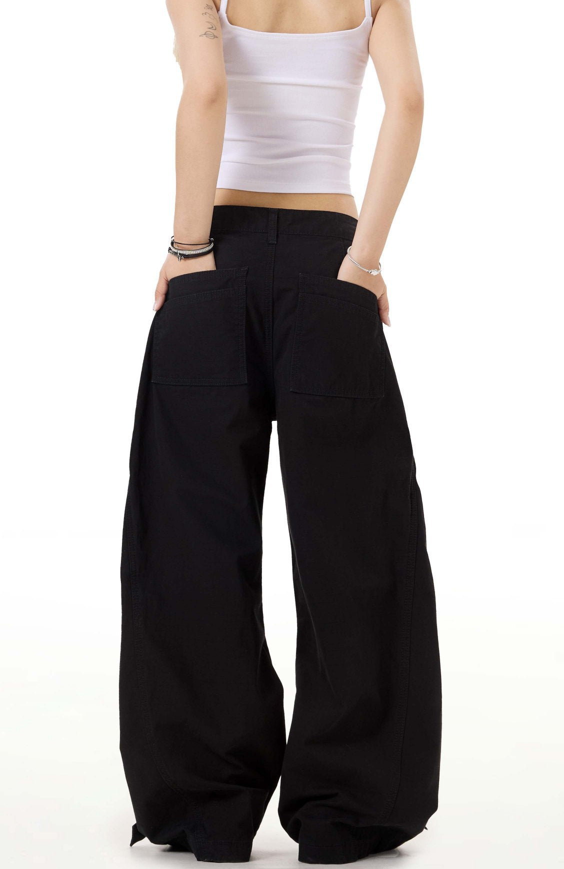 Jean Over-Cut Noir