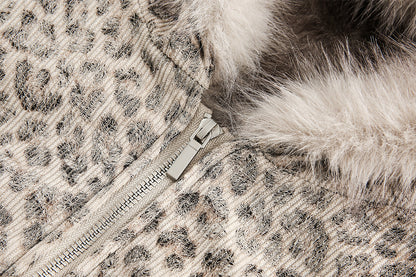 Doudoune Fur Leopard
