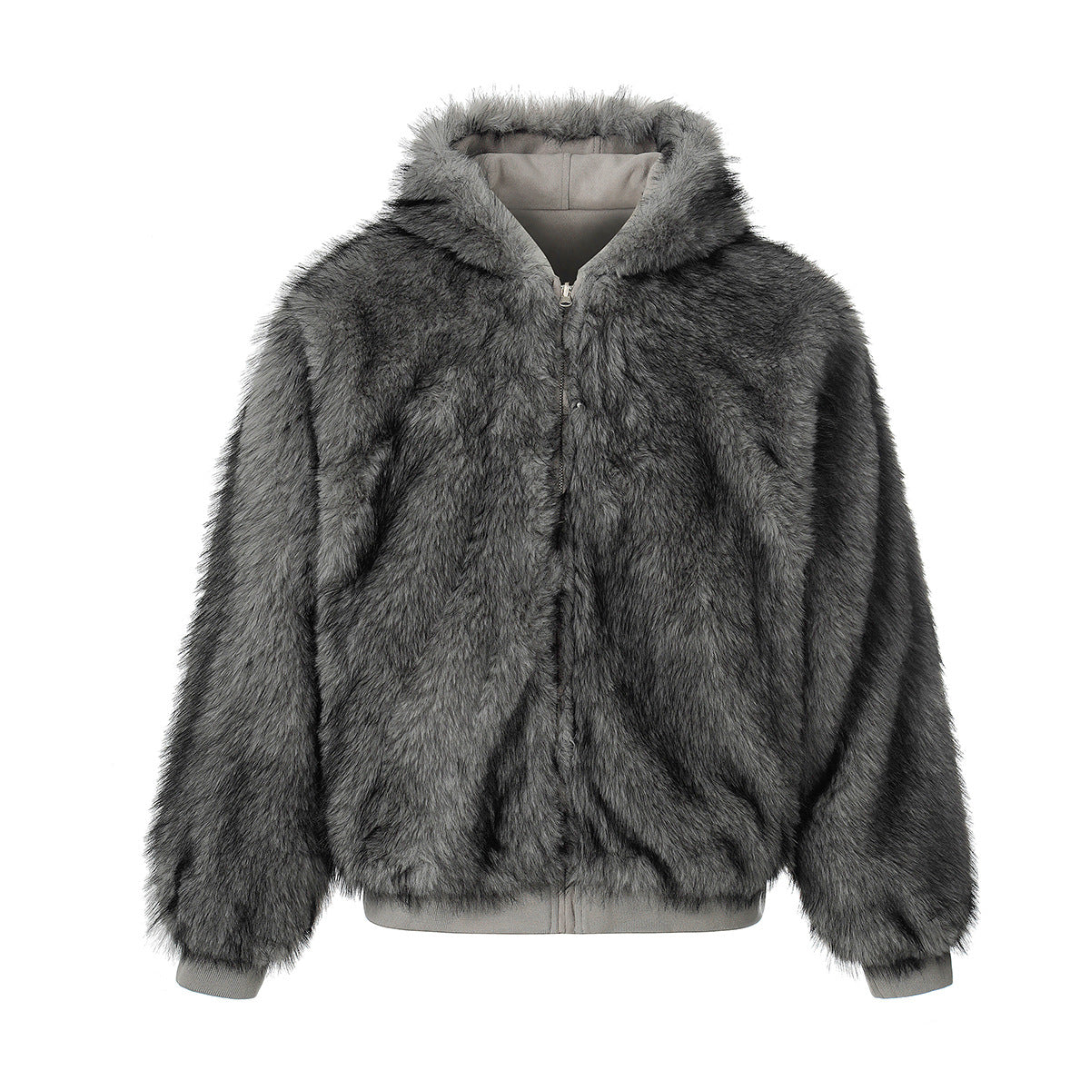 Doudoune Fur Reversible - Gris