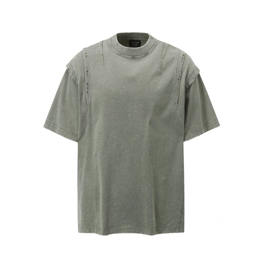 T-shirt Demonized Vert pâle