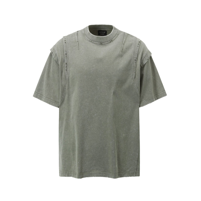 T-shirt Demonized Vert pâle