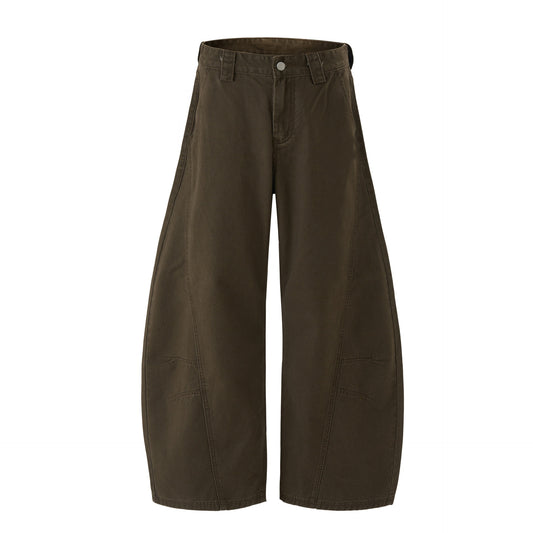 Jean Over-Sized Marron