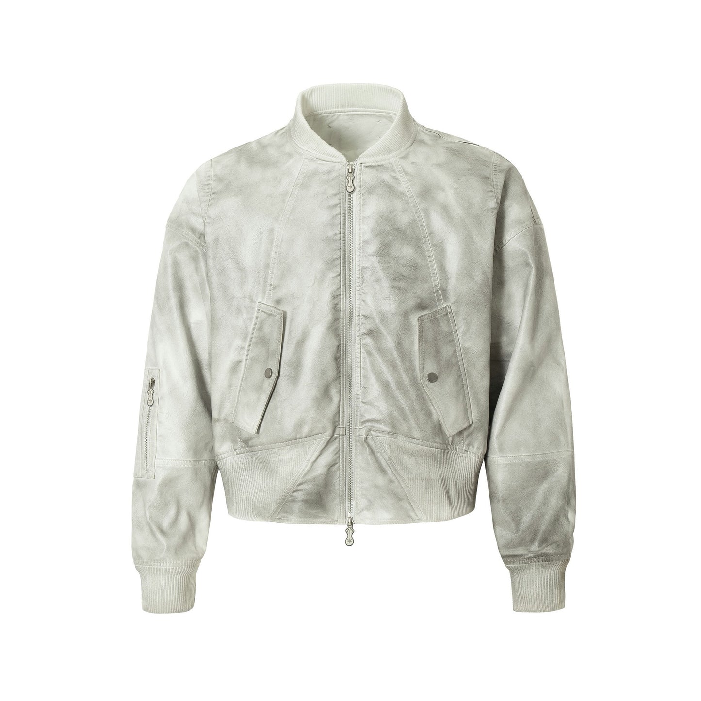 Jacket cuir teinté Wasteland