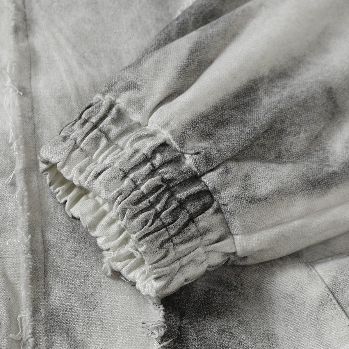Zip Distressed Gris
