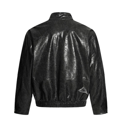 Jacket cuir Ryflect Noir