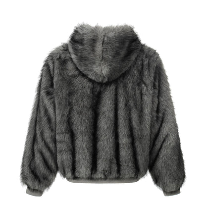 Doudoune Fur Reversible - Gris