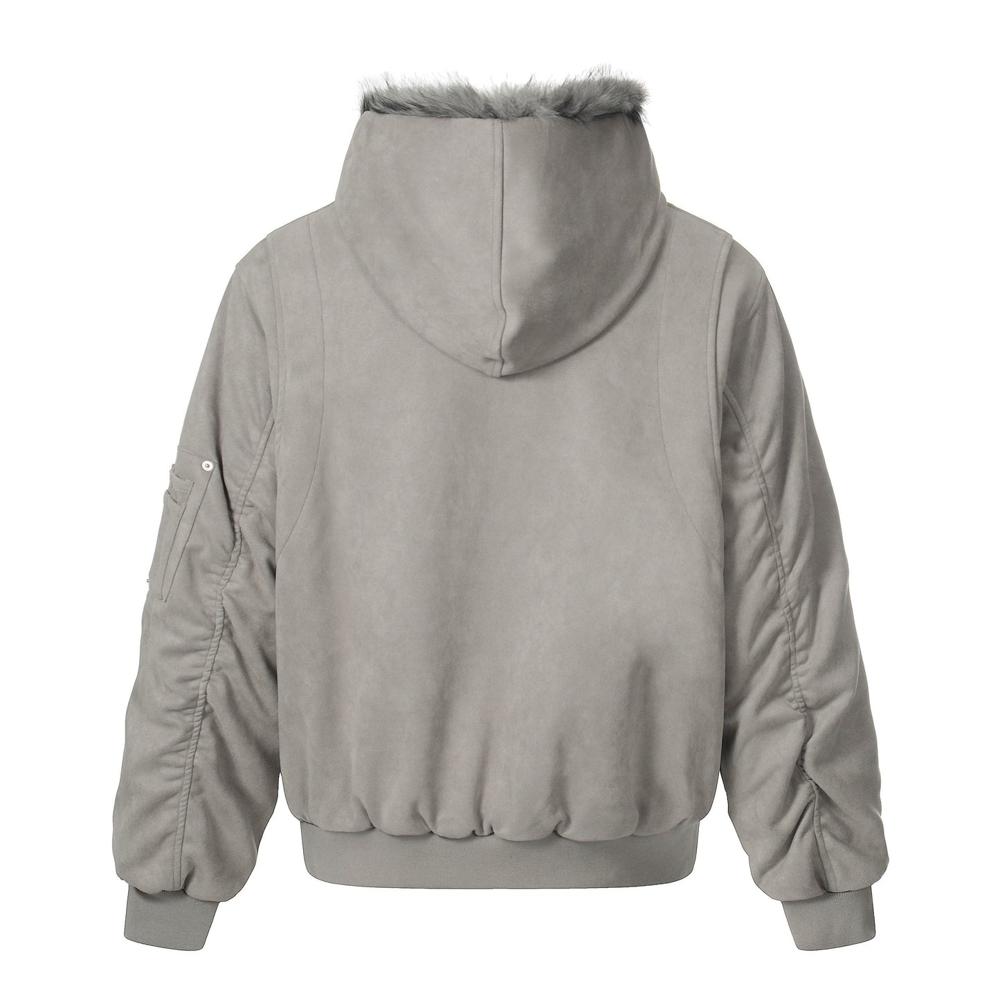 Doudoune Fur Reversible - Gris