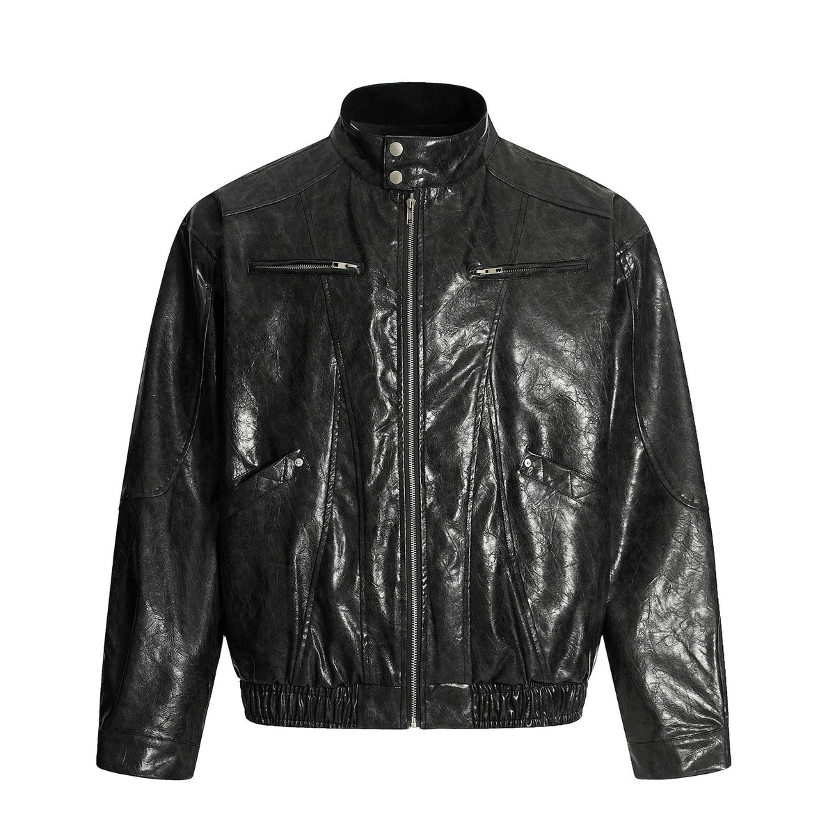 Jacket cuir Ryflect Noir