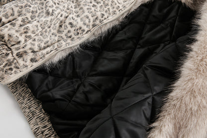 Doudoune Fur Leopard