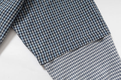 Chemise Double-Layered à carreaux