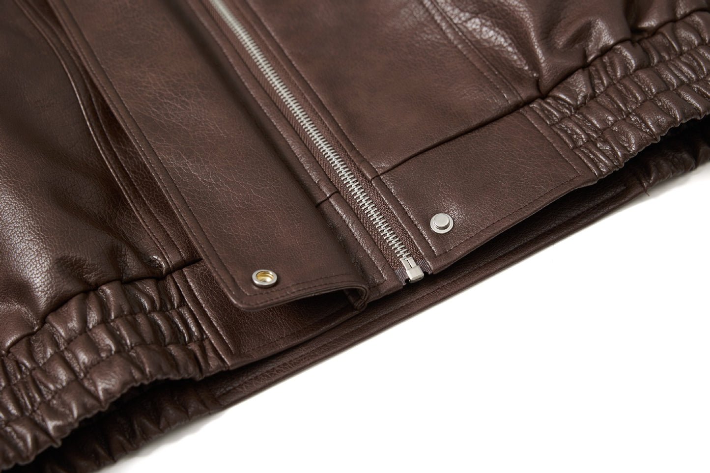 Jacket Bomber cuir Aviateur - Marron