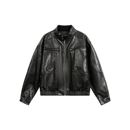 Jacket cuir Ryflect Noir