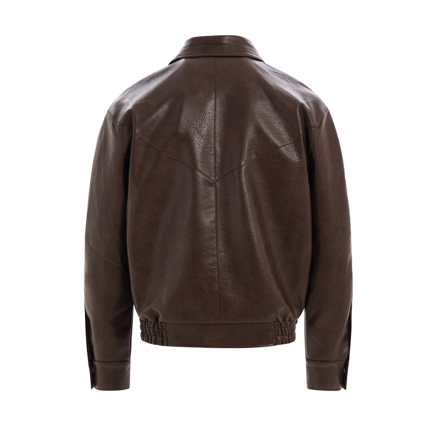 Jacket Bomber cuir Aviateur - Marron