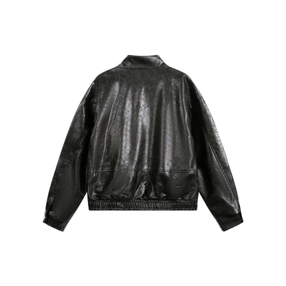 Jacket cuir Ryflect Noir