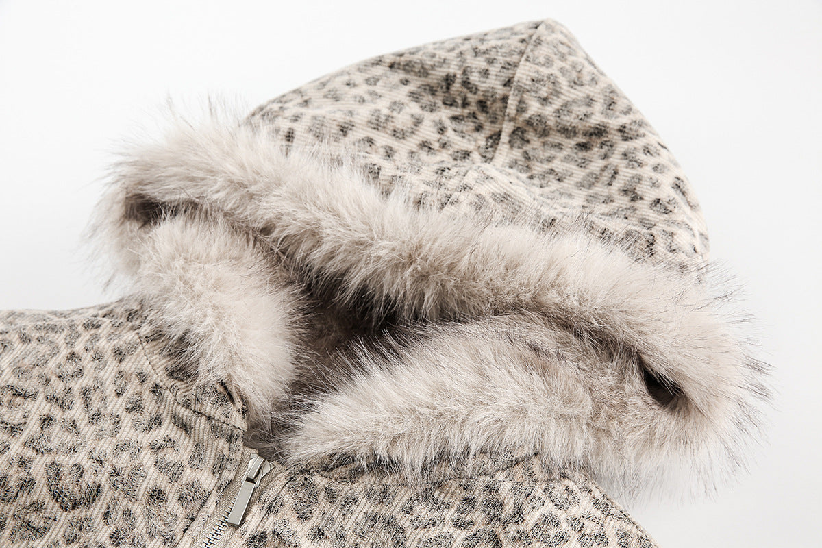 Doudoune Fur Leopard