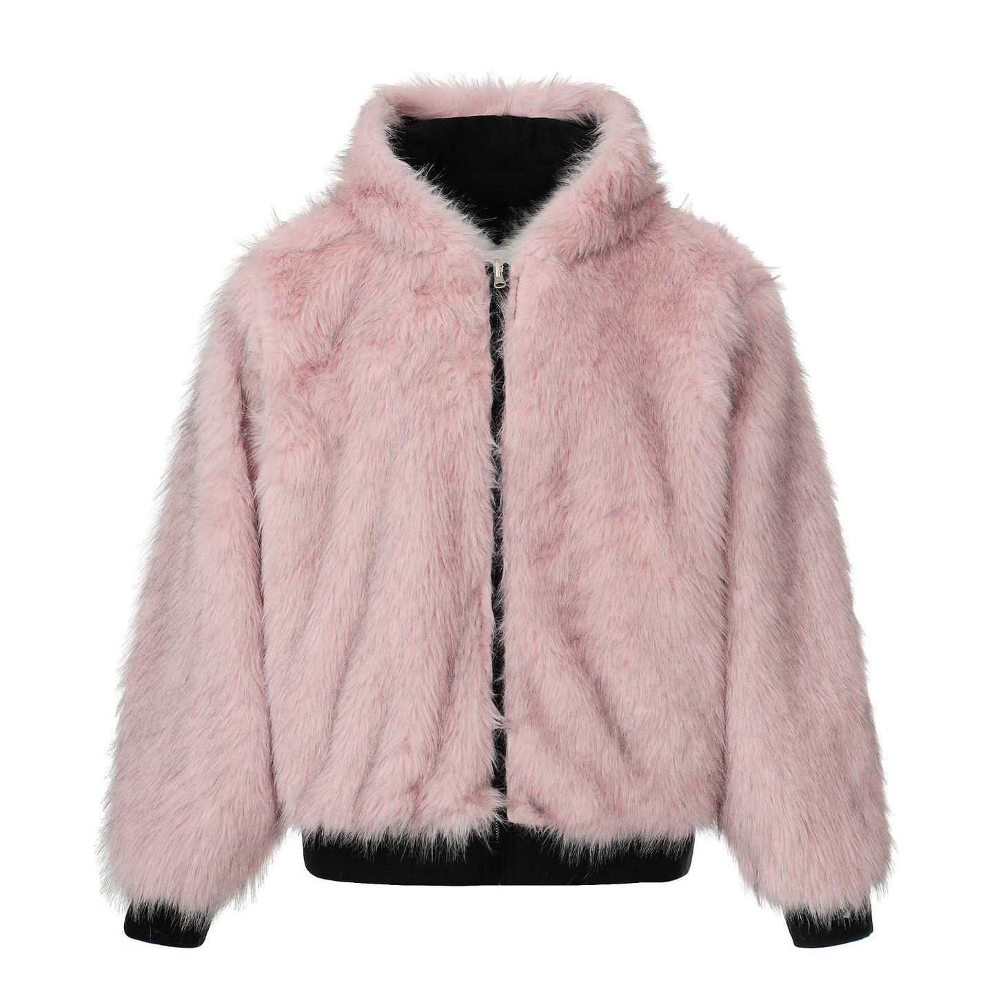 Doudoune Fur Reversible - Rose