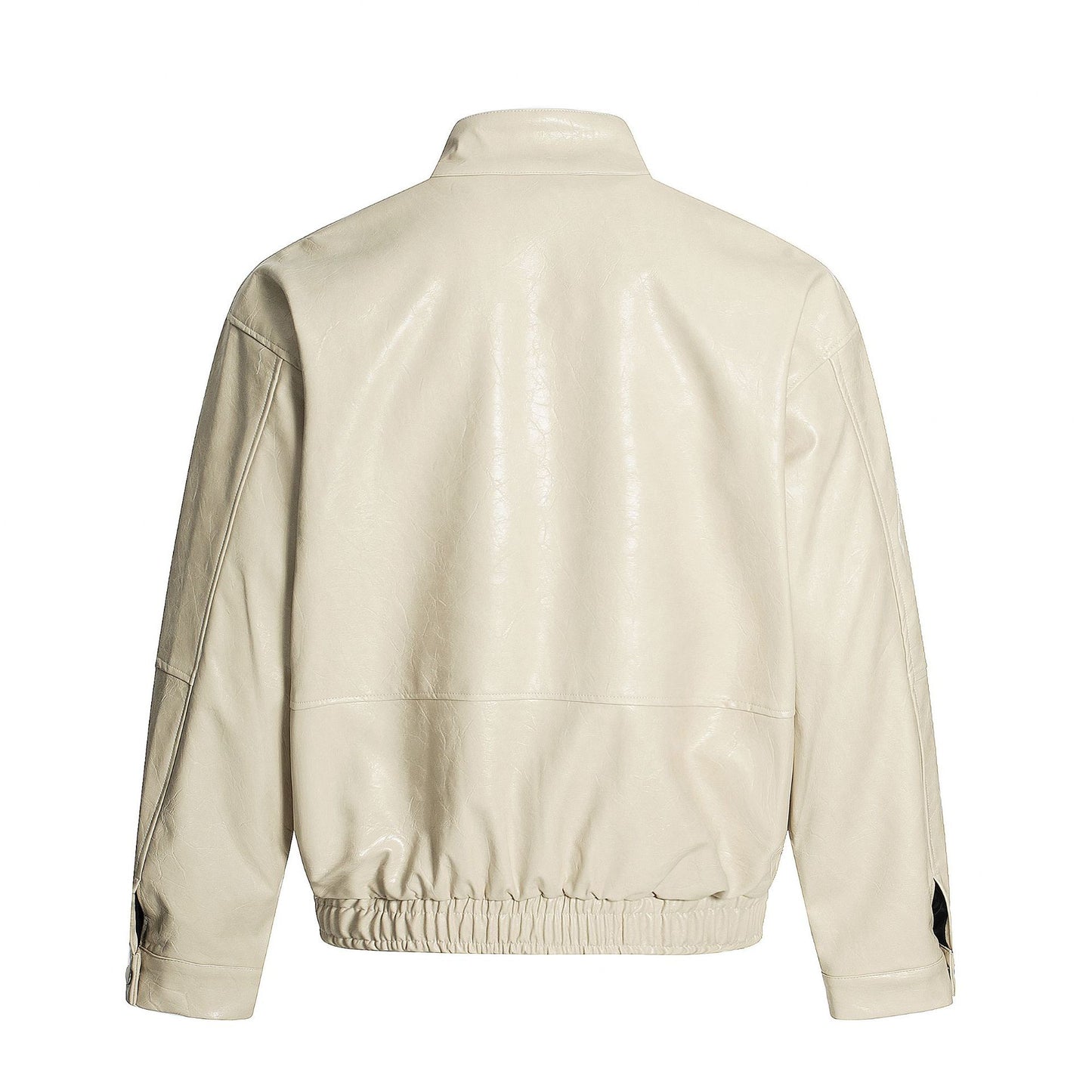 Jacket cuir Ryflect Beige