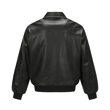Jacket Bomber cuir Enframed