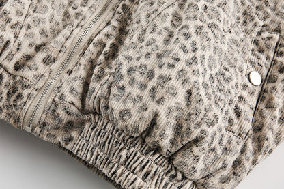 Doudoune Fur Leopard