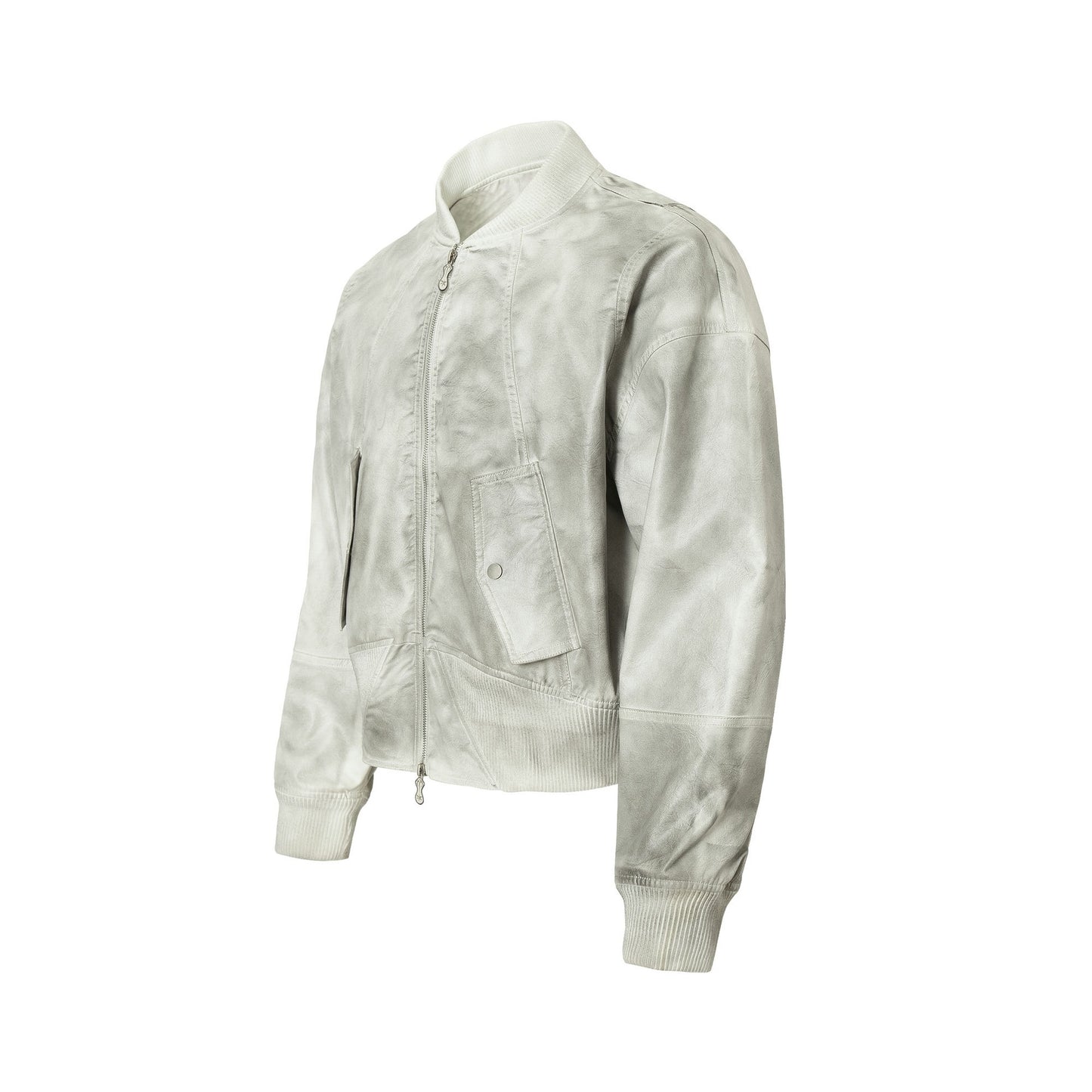 Jacket cuir teinté Wasteland