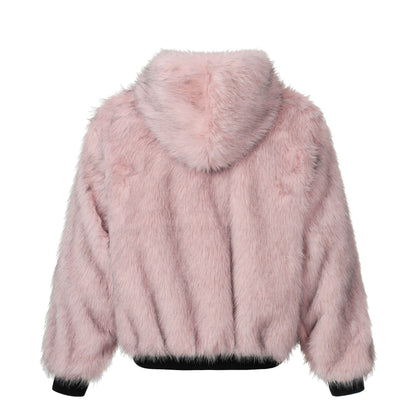 Doudoune Fur Reversible - Rose