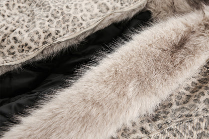 Doudoune Fur Leopard