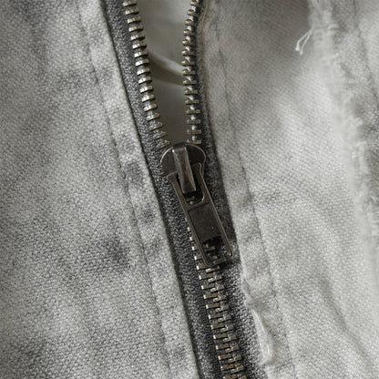 Zip Distressed Gris