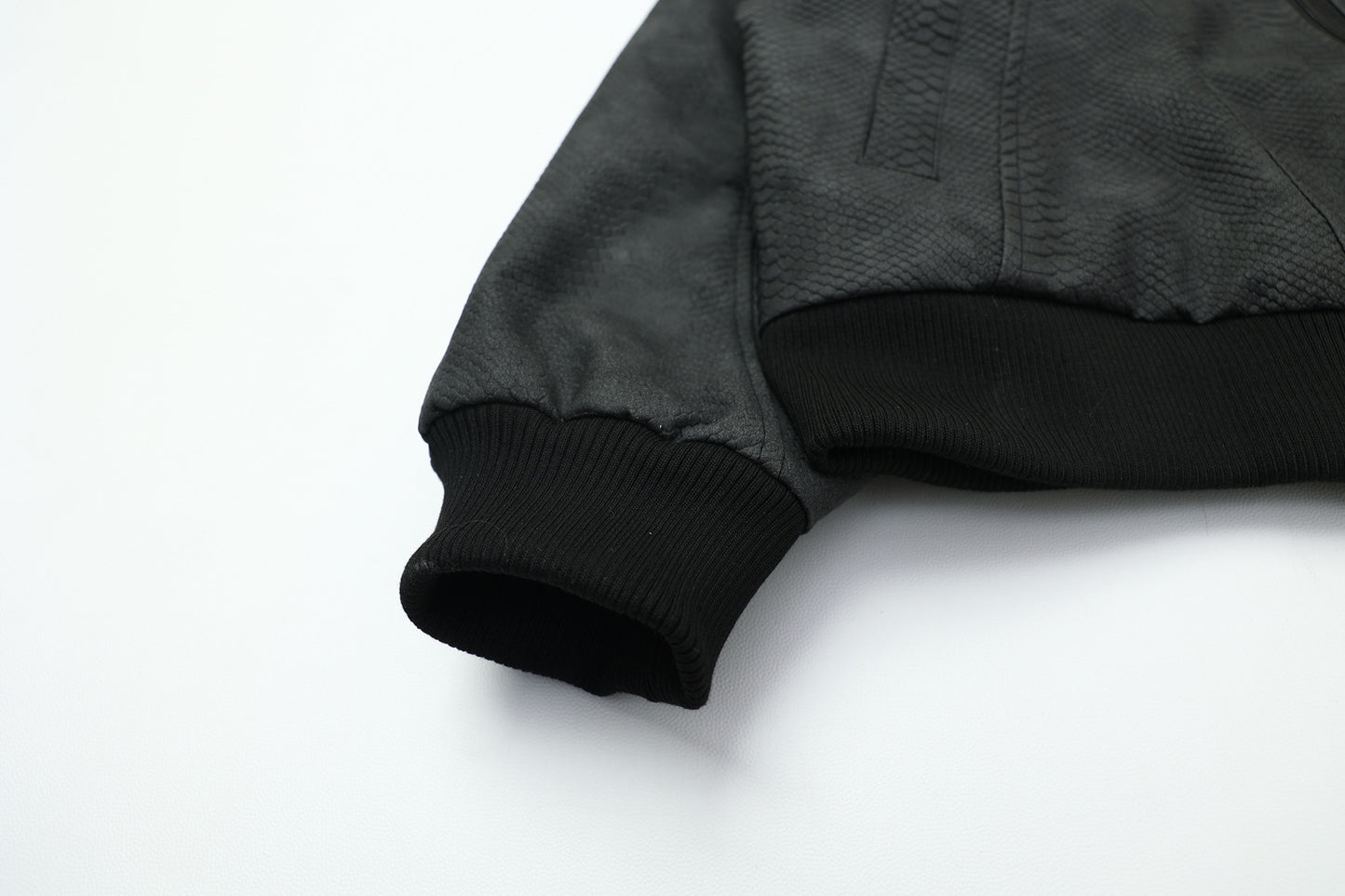 Jacket cuir Pythoned