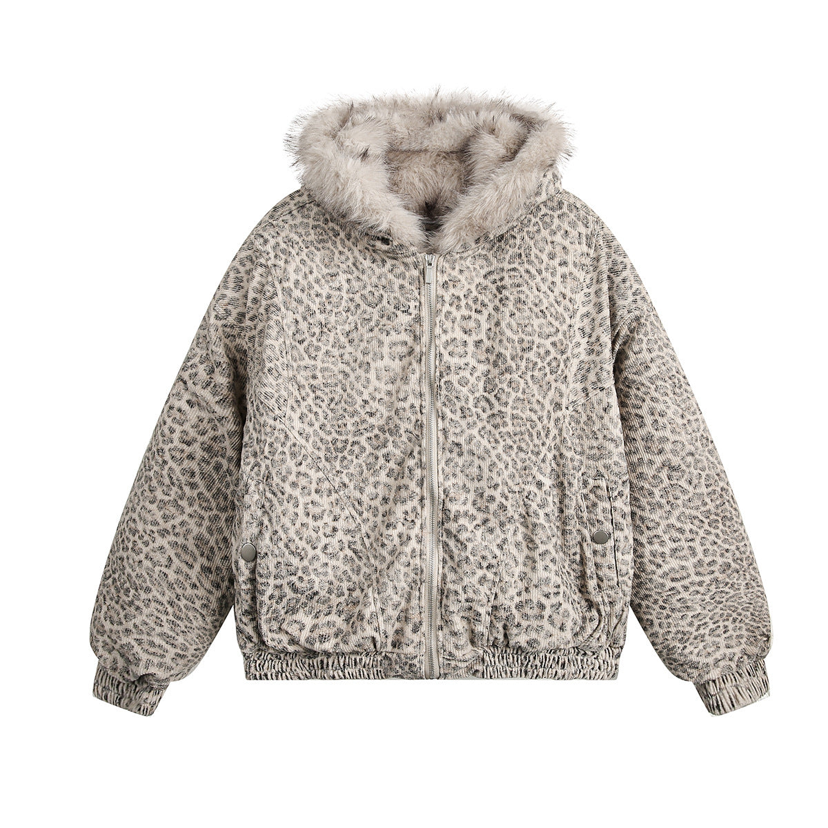 Doudoune Fur Leopard