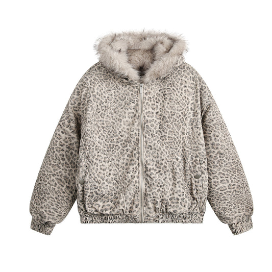 Doudoune Fur Leopard