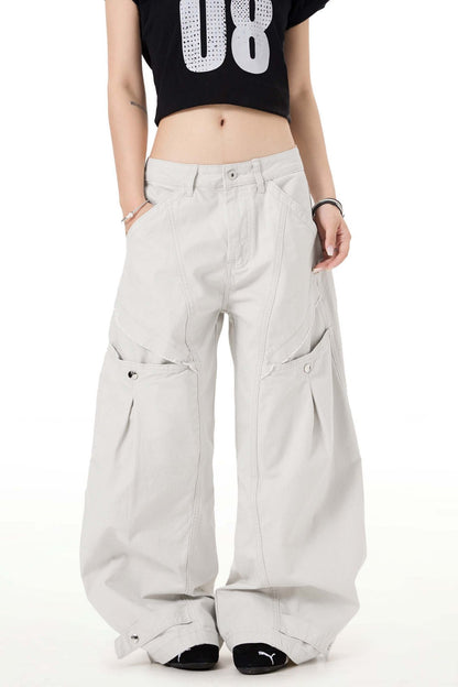 Jean Over-Cut Blanc