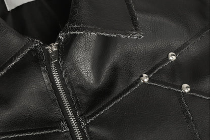 Jacket Bomber cuir Enframed