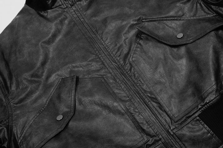 Jacket Bomber cuir Enframed