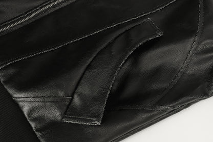 Jacket Bomber cuir Enframed