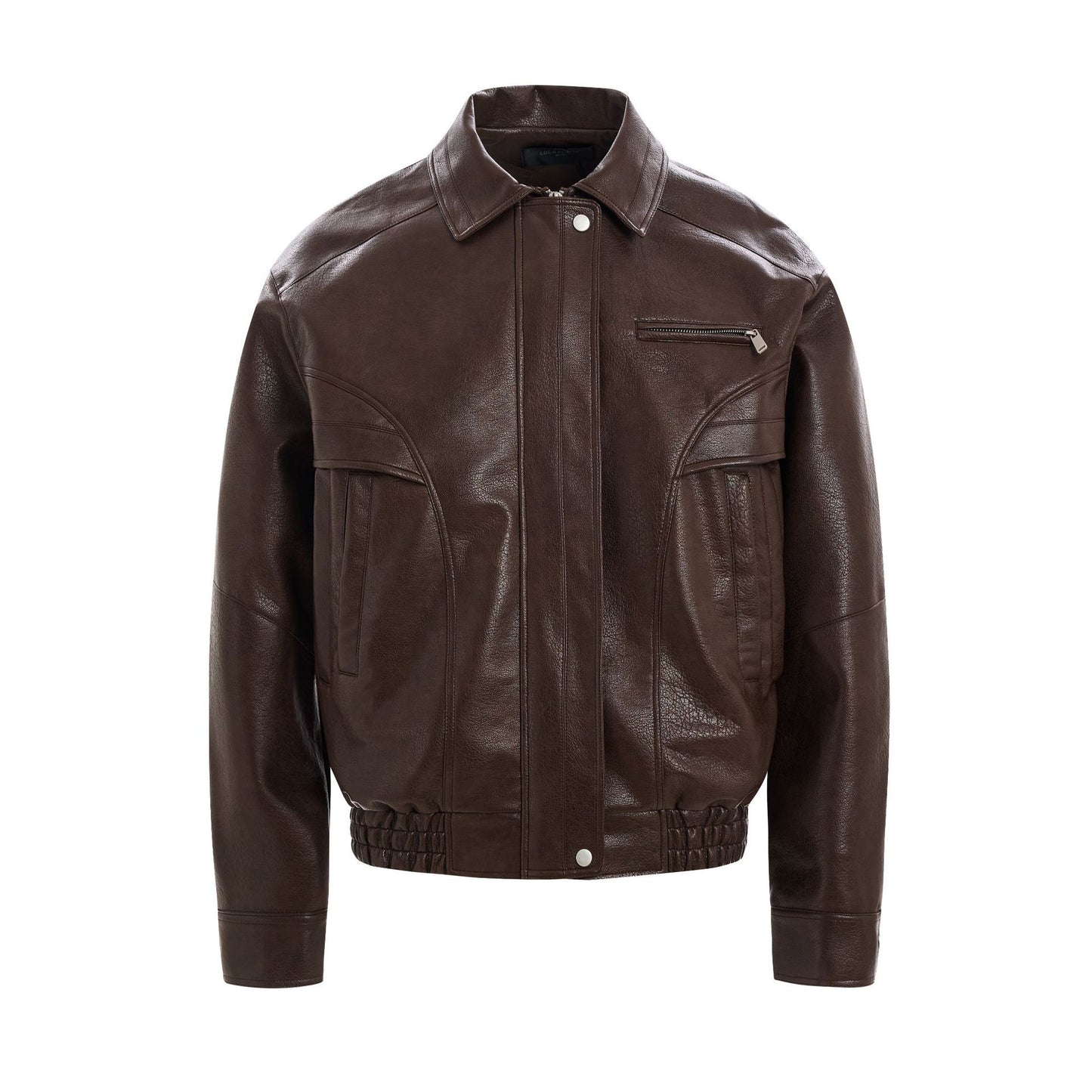 Jacket Bomber cuir Aviateur - Marron