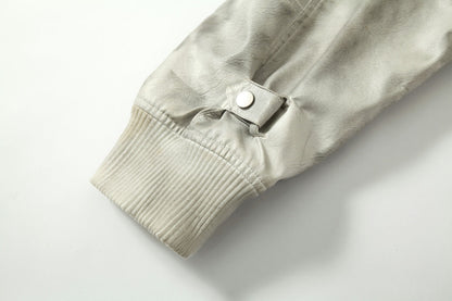 Jacket cuir teinté Wasteland