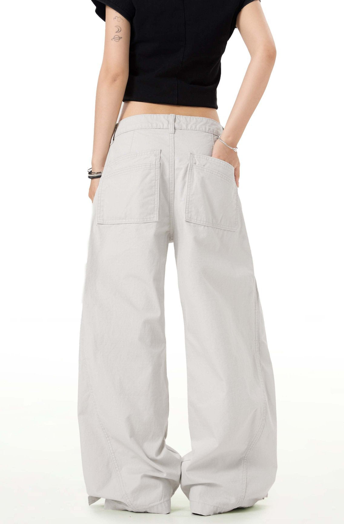 Jean Over-Cut Blanc